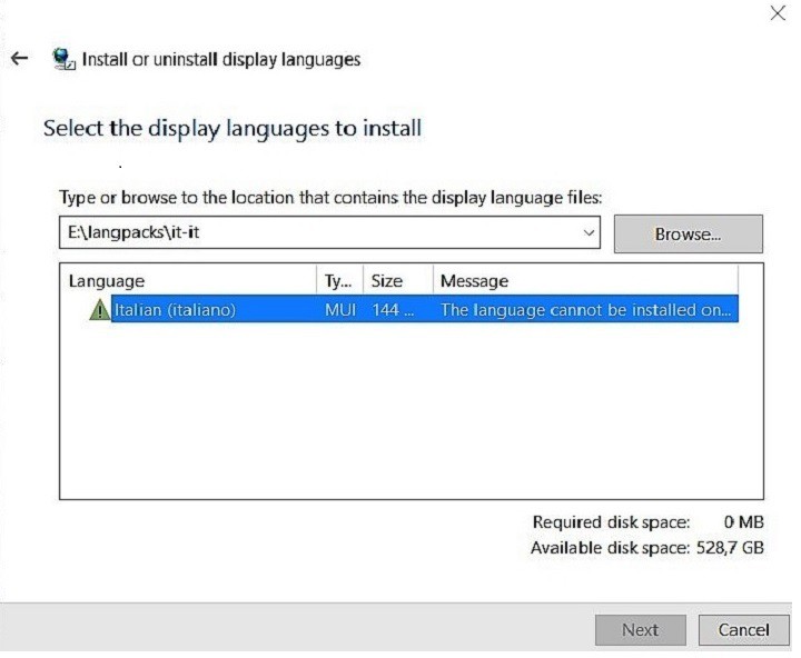windows 10 language pack download